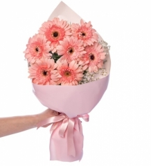 Pembe Gerbera Buketi
